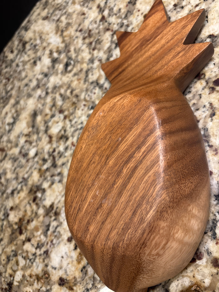 Wood Pineapple Bowl