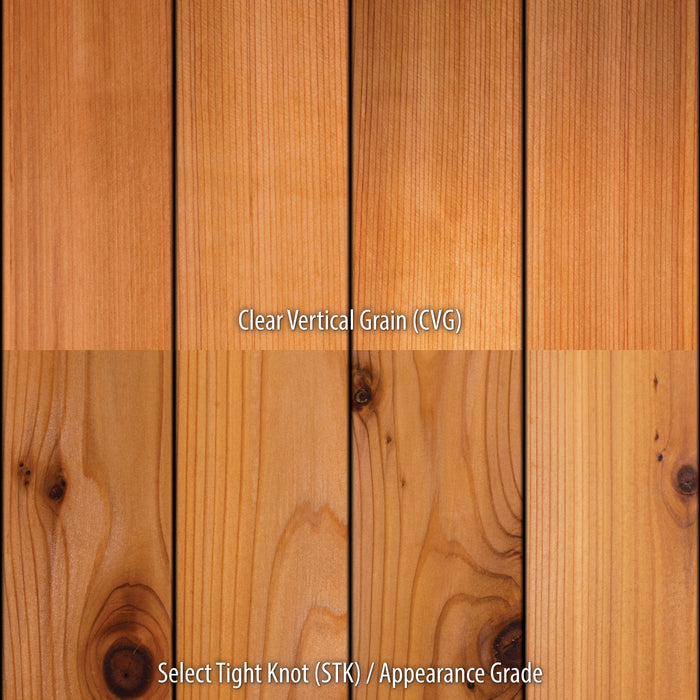 1x6 Western Red Cedar - Select S1S2E - Advantage Lumber