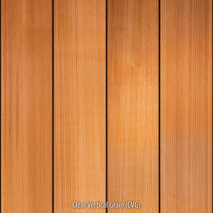 5/4x6 Western Red Cedar Rainscreen - Clear Vertical Grain (CVG) - S4S/KD - Advantage Lumber