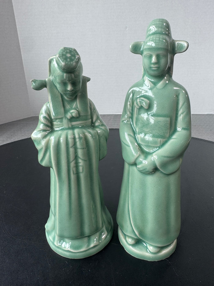 2-Piece Korean Celadon Ceramic Wedding Couple