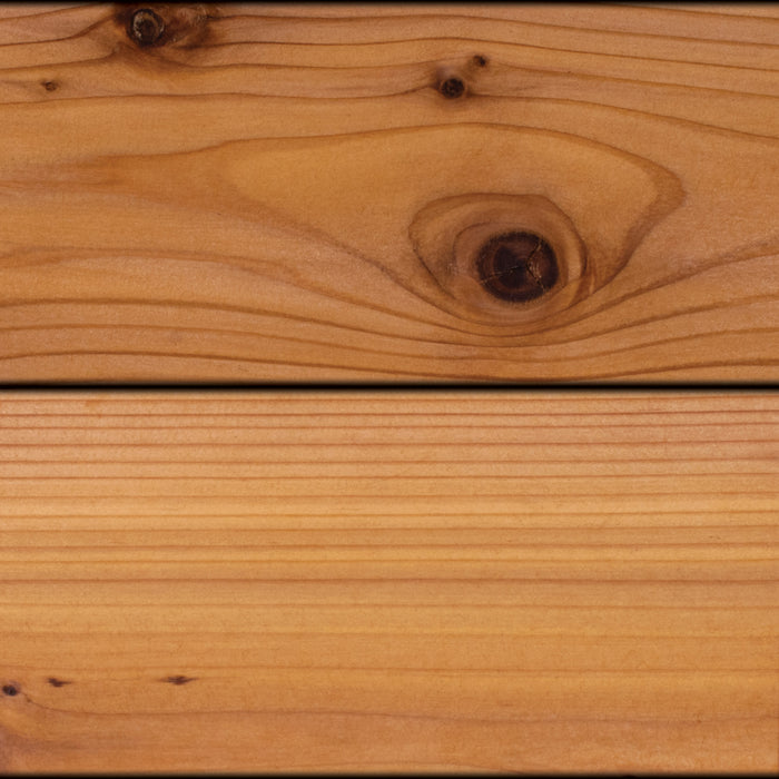4x10 Western Red Cedar - Select Knotty (STK) Appearance Grade - S4S/Green - Advantage Lumber