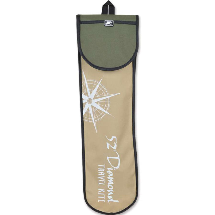 52 in. Travel Diamond Kite - Hot Tronic