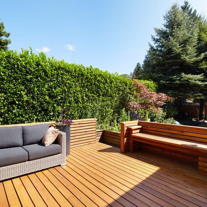 5/4x6 Western Red Cedar One-Sided Pre-Grooved - Clear Vertical Grain (CVG) - S4S/KD - Advantage Lumber