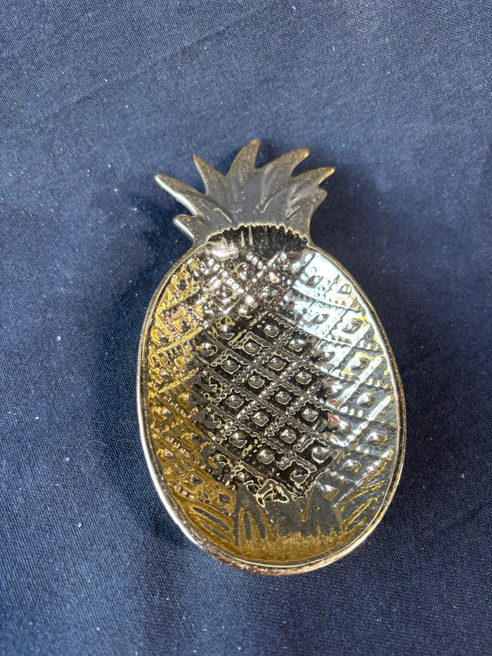 Metal Pineapple Trinket Dish