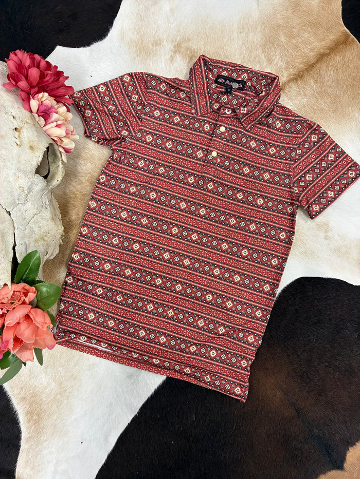 Men’s Red Ridge Button Tee