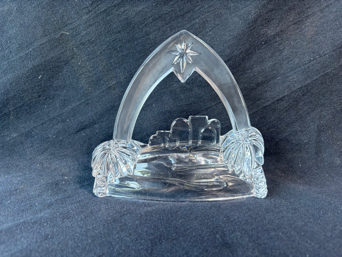 Marquis By Waterford Style Crystal The Little Town of Bethlehem Nativity