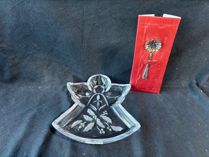Lenox Angel Candy Dish W/ Bon Bon Spoon