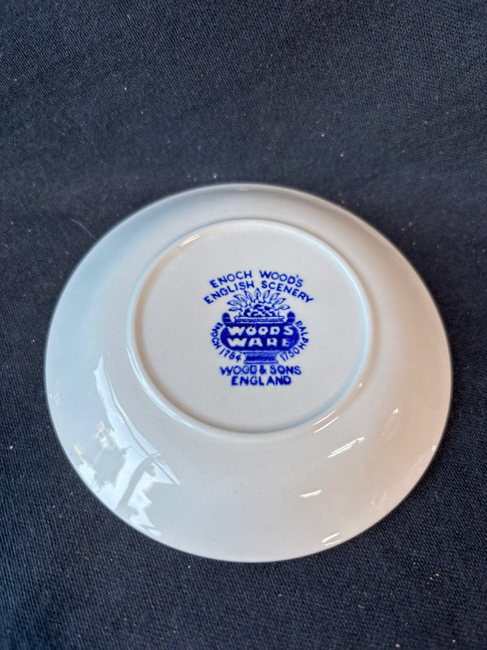 Enoch Wood's English Scenery Woods Ware Wood & Sons England Trinket Dish