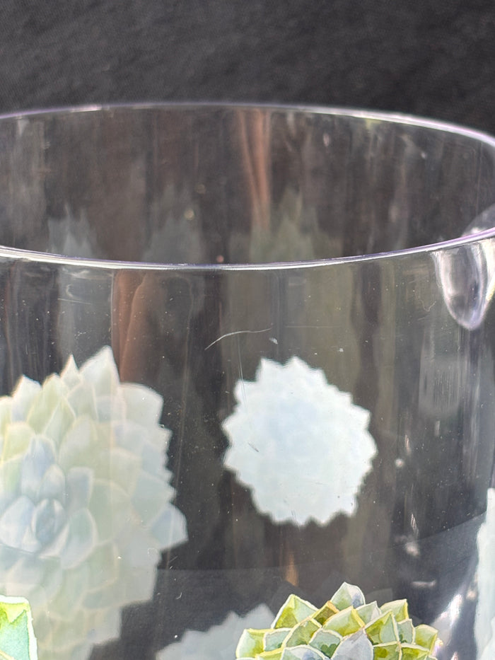 Plastic Floral Pitcher