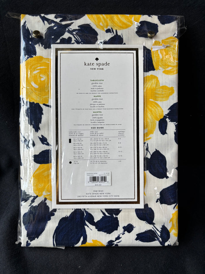 Kate Spade Garden Rose Tablecloth