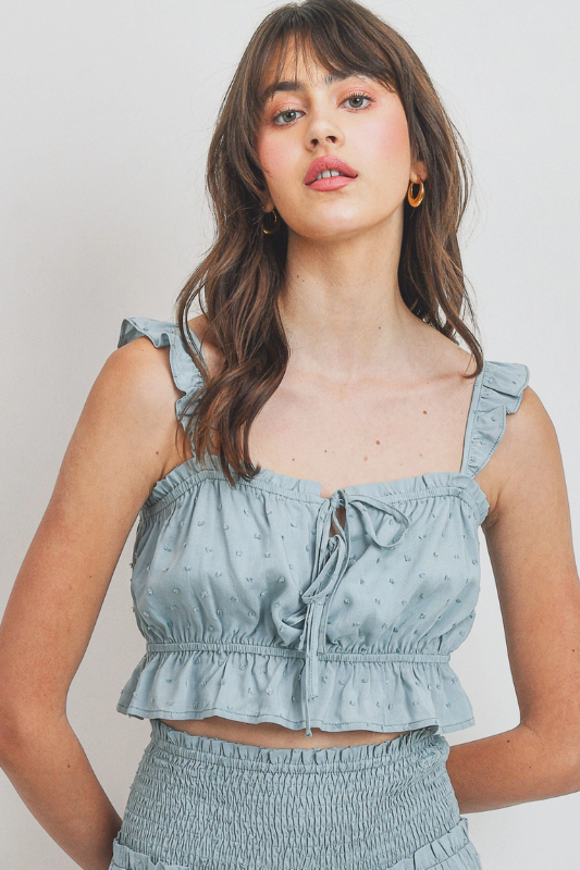 Abigail Woven Tank<br>***LAST ONE***