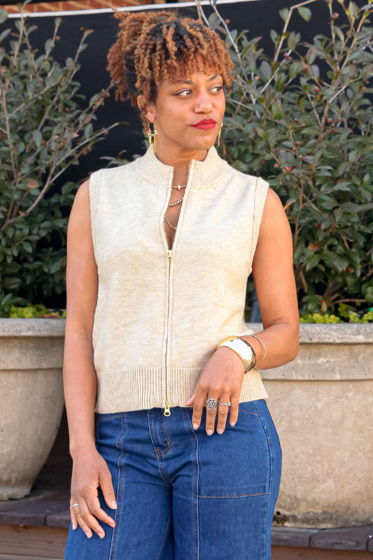 Aida Zipper Vest
