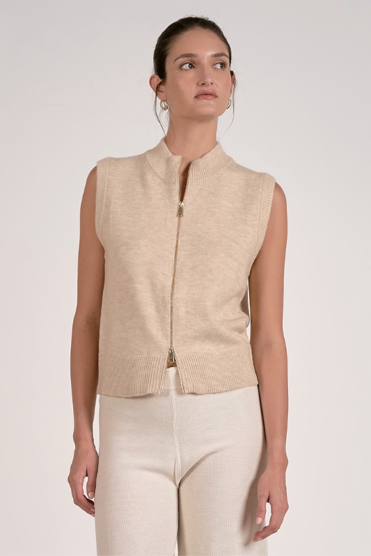 Aida Zipper Vest