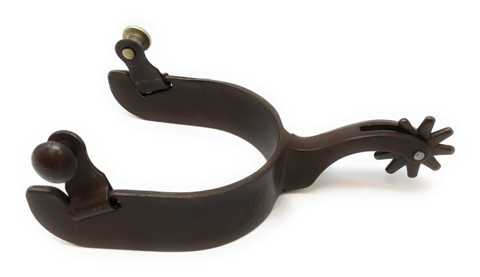 AJ Tack Praying Cowboy Spurs, Antique Brown