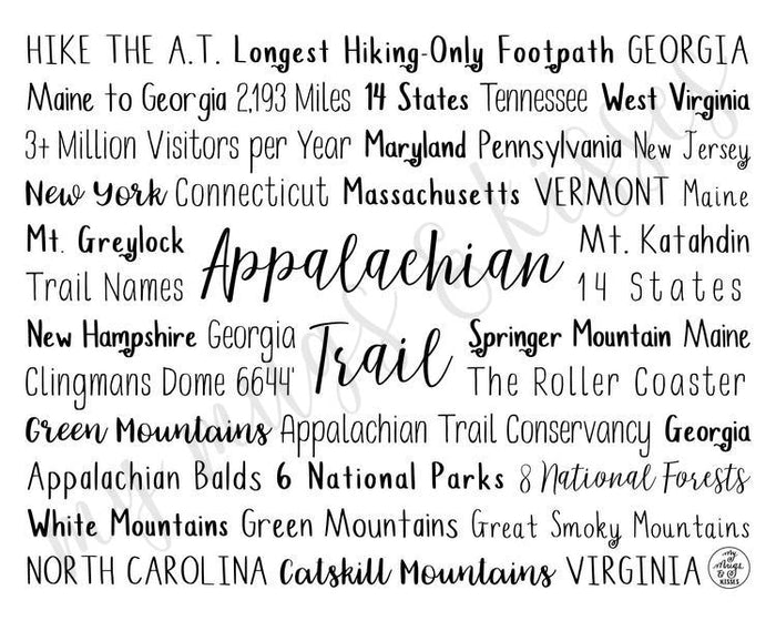 Appalachian Trail Digital Download