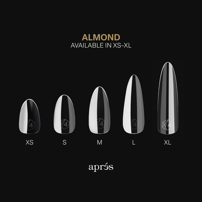 Apres Gel-X Tips | Almond Natural Short
