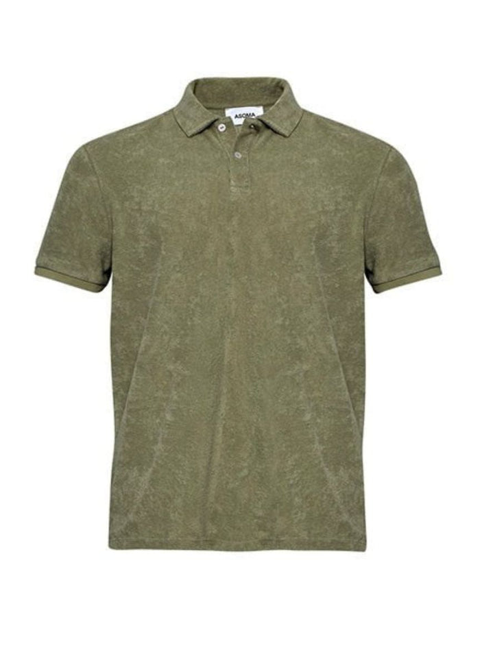 Polos Asoma Apus Terry Polo Light Green Apoella