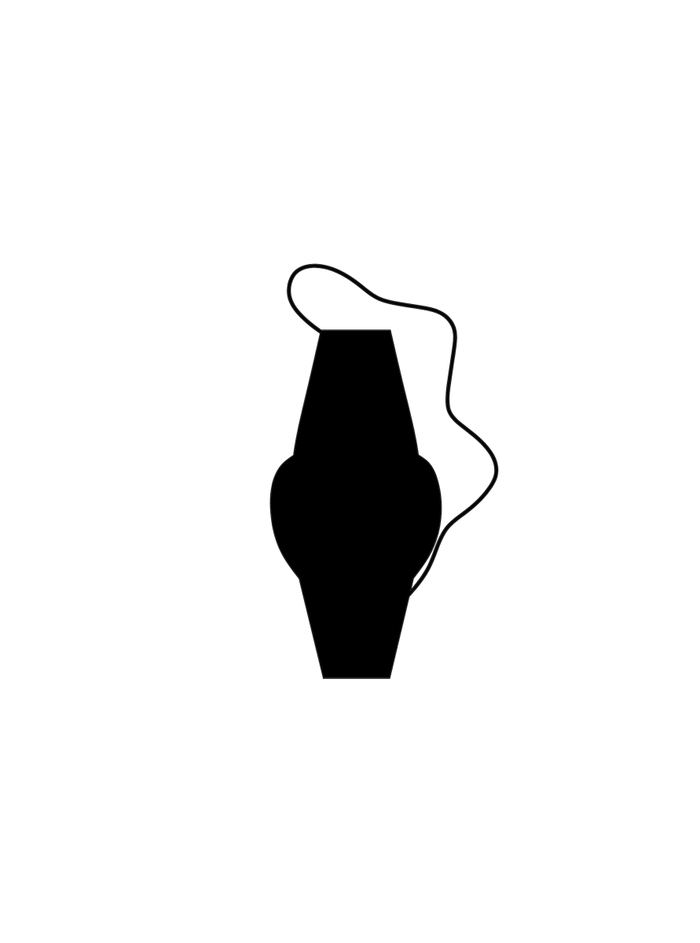 Vases Aquaria Tall Vase - Nero Black - Black