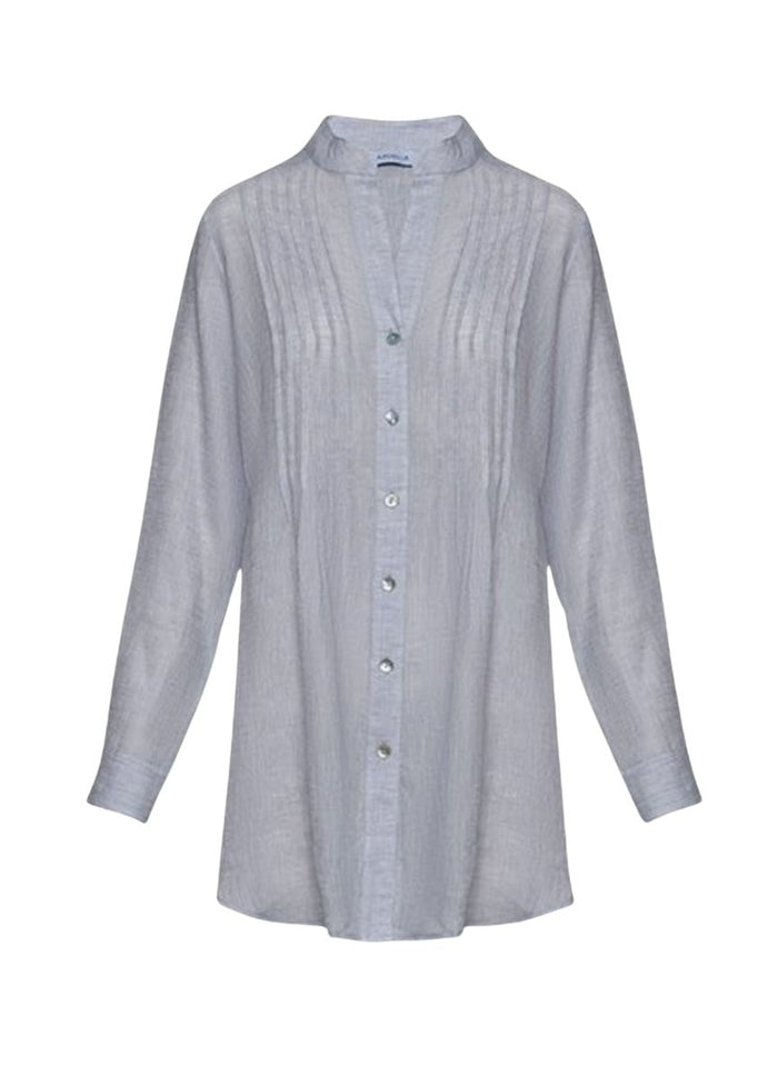 Shirtdress Apoella Aristi Midi Shirtdress Grey Apoella