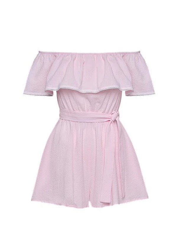Playsuit Apoella Artemis Off Shoulder Playsuit Pink Apoella