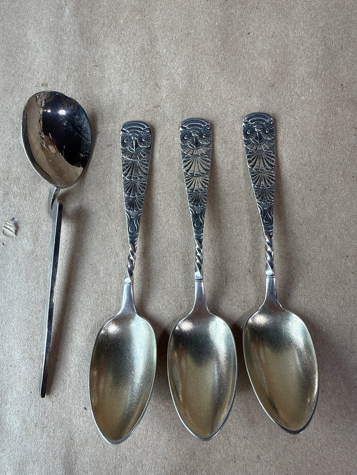 Assorted Spoons - 3 Owl Spoons