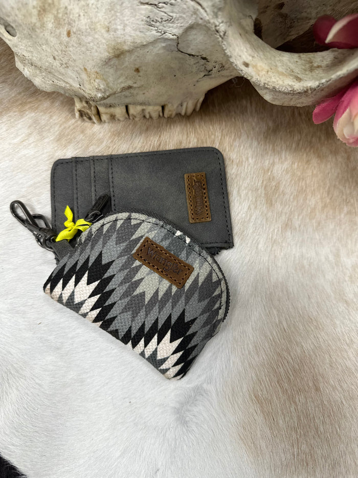 Aztec Mini Zip Coin Purse and Card Holder