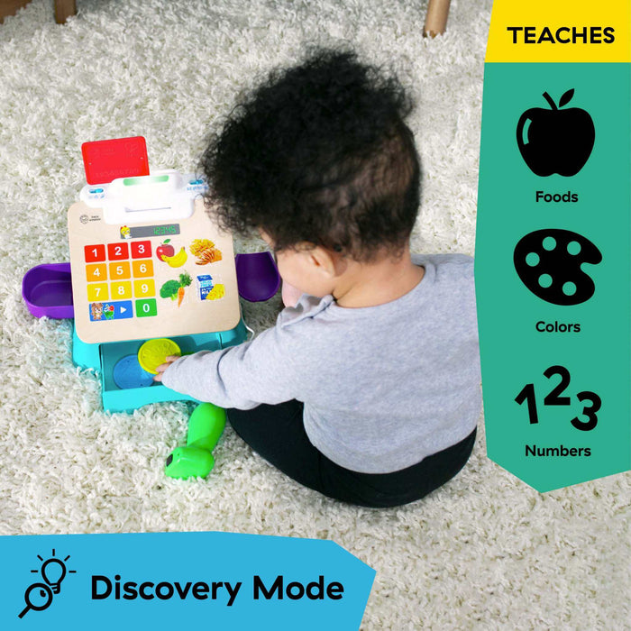 Baby Einstein + Hape Magic Touch Cash Register Pretend to Check Out Toy, Ages 9 Months and Up