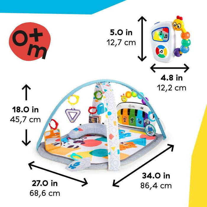 Baby Einstein Kickin Tunes 5-in-1 musical activity gym and take along toy