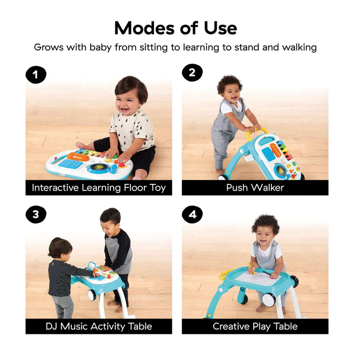 Baby Einstein Musical Mix ‘N Roll 4-in-1 Baby Walker and Activity Table