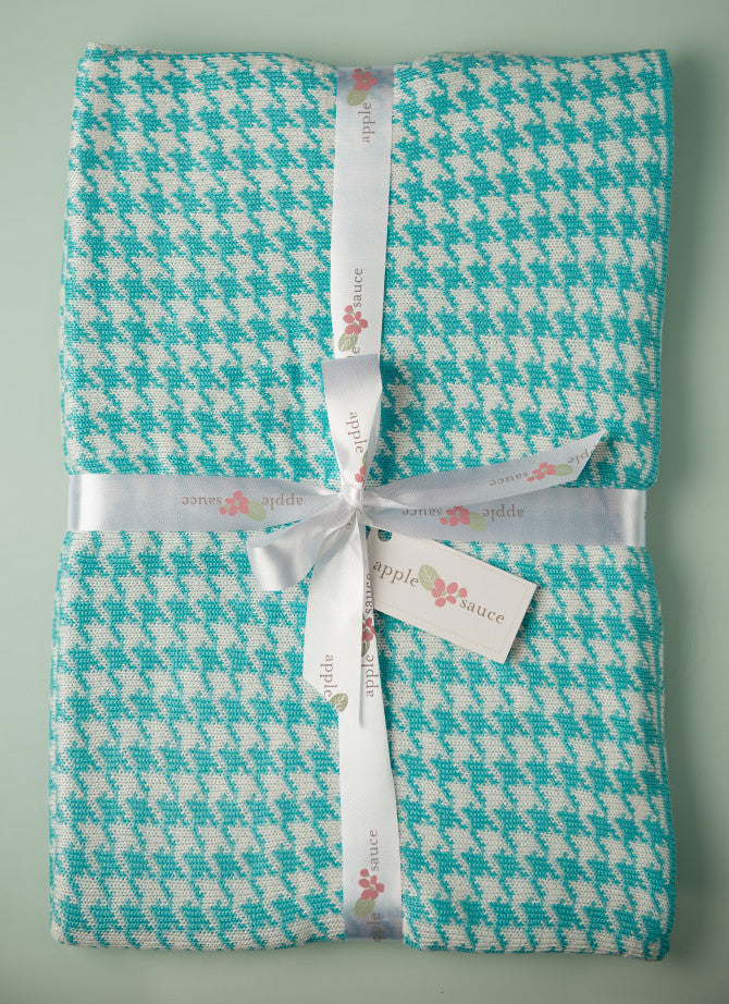Bamboo Houndstooth Baby Blankets