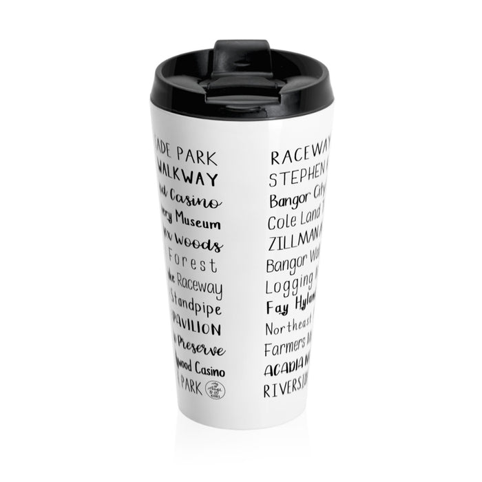 Bangor, ME Travel Mug