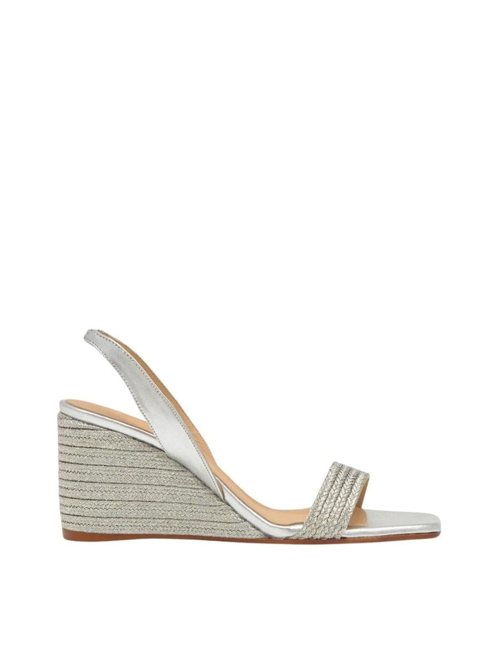 Wedges Castaner Barby Wedge Sandals Platino Apoella