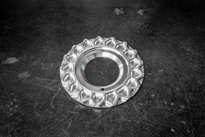 BBS RS Aluminum Waffle Plate 09-24-028 Center Caps 09.24.028, 0924028, 09 24 028-Wheel Accessories-grip-drift-Garagistic-bmw