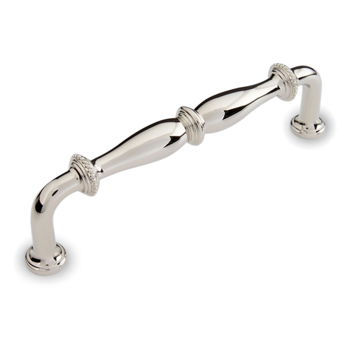 Elegant beads on traditional cabinet hardware provide added texture that captures the light and deepens the shadows to provide exquisite detail to your decor.