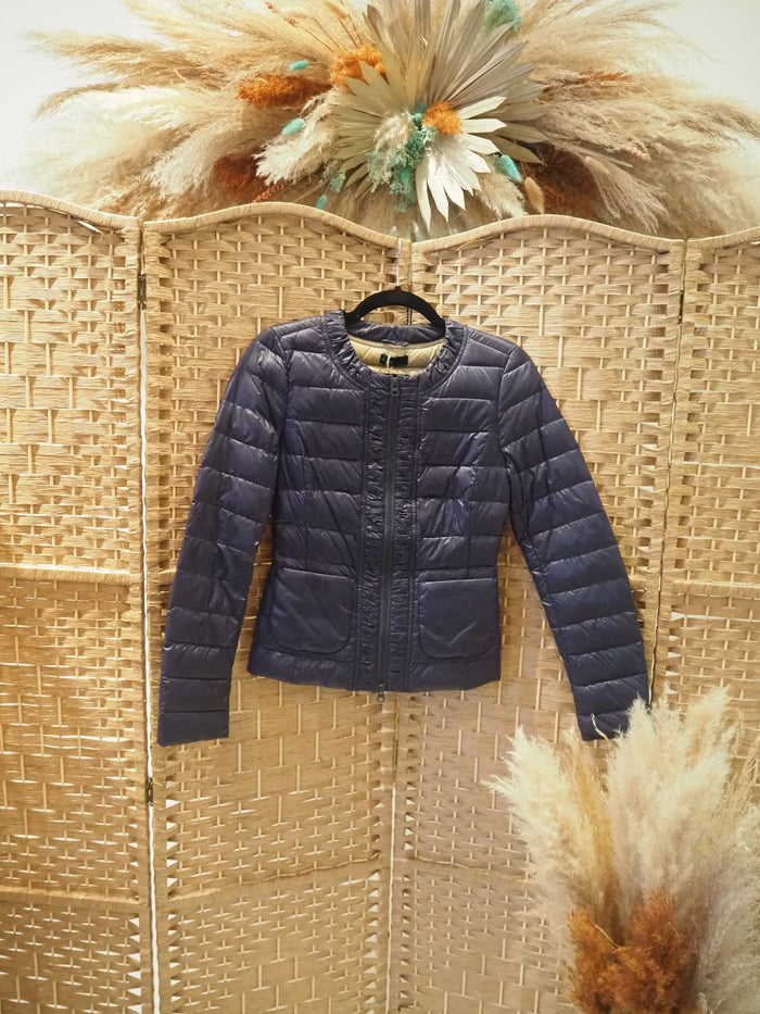 Benetton Navy Puff Jacket 10