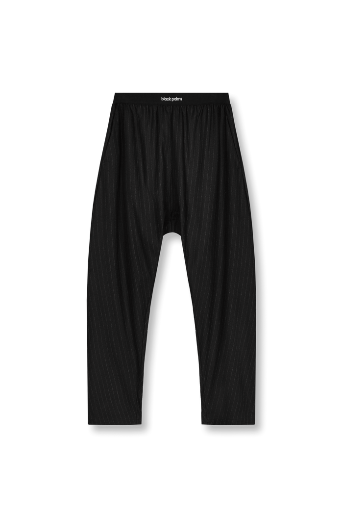 BENJA Pants Pinstripe Black