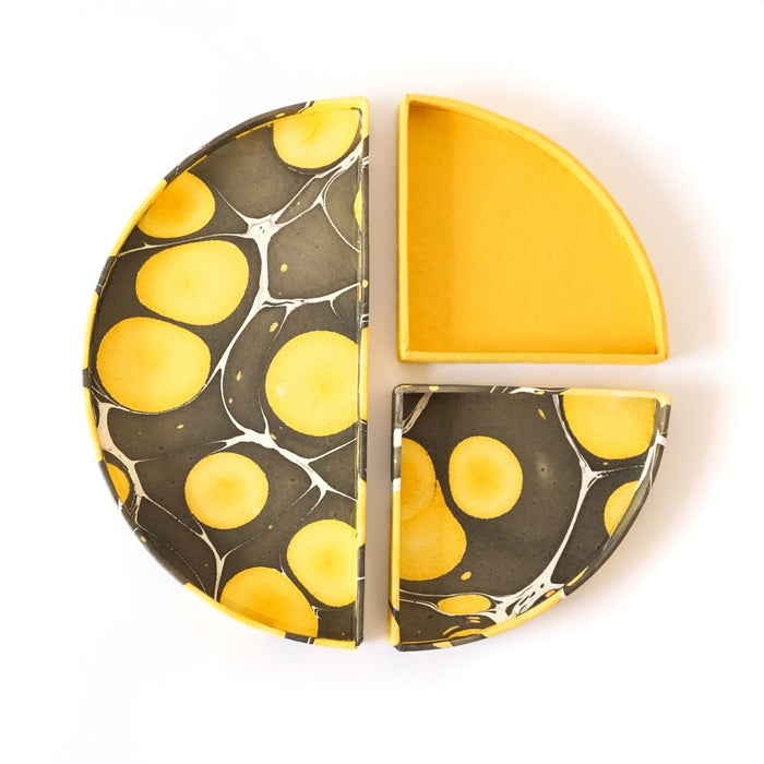 Tabletop Decor Bento Tray Yellow Black -