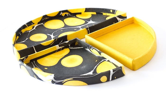 Tabletop Decor Bento Tray Yellow Black -
