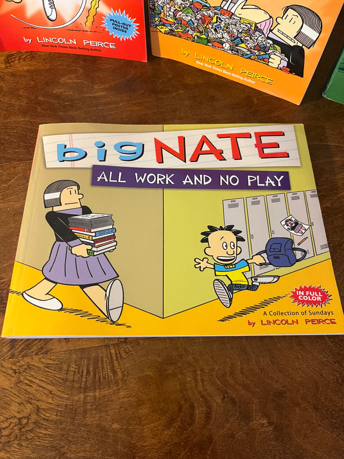 Big Nate Paperback Book Lot, 7 books