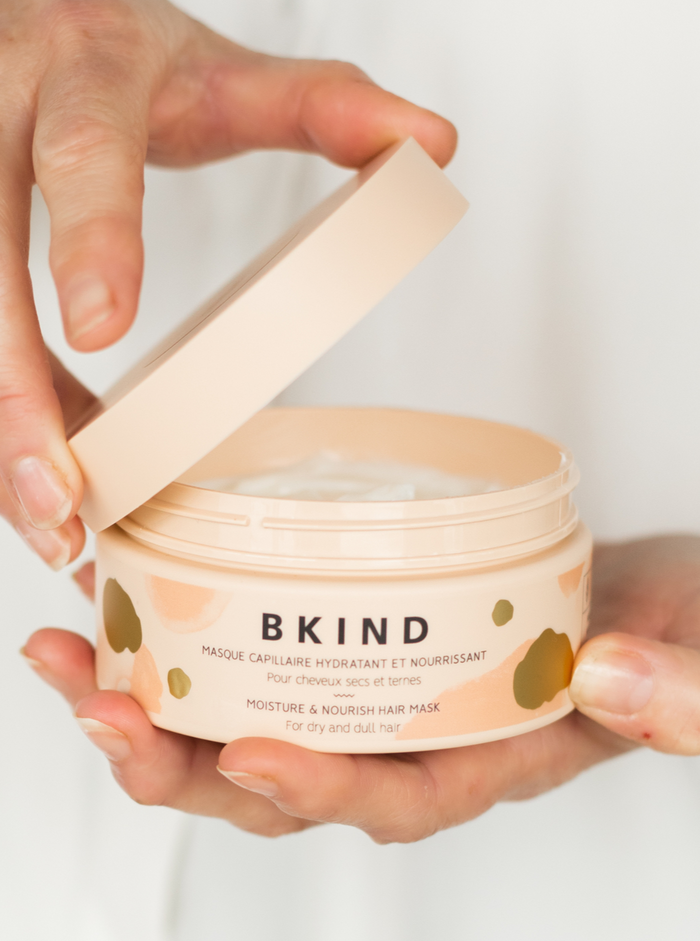 BKIND Masque Capillaire - Hydratant et Nourrissant, fait localement à Montréal, Québec.