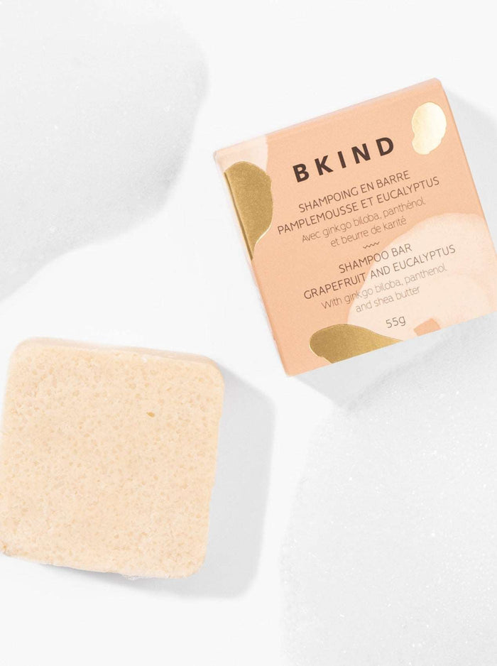 BKIND Shampoing en Barre - Cheveux normaux à gras. Fait localement à Montréal, Québec.