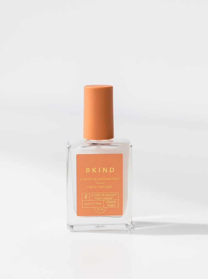 BKIND Vernis à Ongles - TopCoat Matte. Parfaite idée de cadeau pour femme.