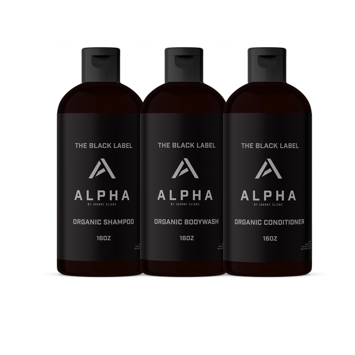 Black Label Shower Set