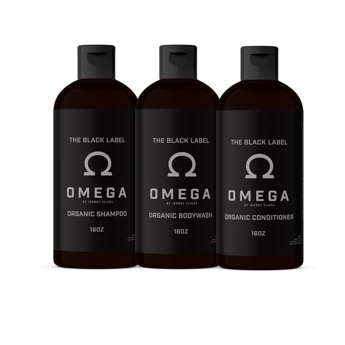 Black Label Shower Set