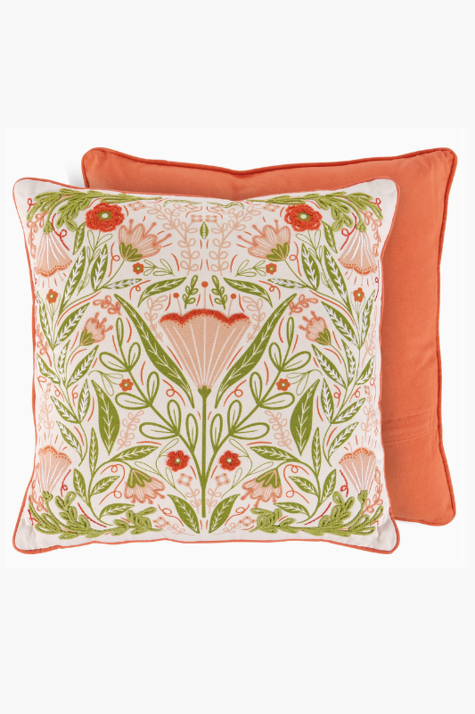 Blossom Folk Art Pillow