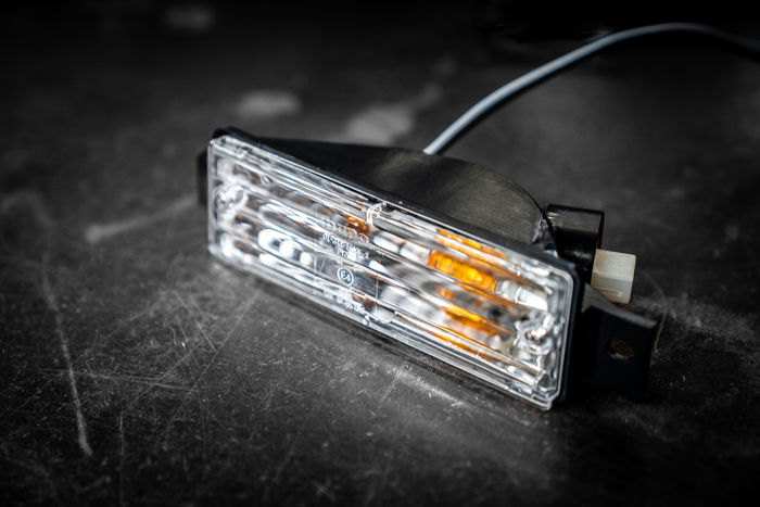 BMW E30 Late Model DEPO "Crystal" Clear Turn Signal Lamp Set - 63131380965, 63131380966-Exterior Lights-grip-drift-Garagistic-bmw