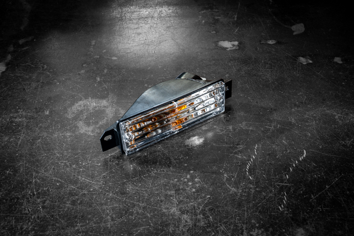 BMW E30 Late Model DEPO "Crystal" Clear Turn Signal Lamp Set - 63131380965, 63131380966-Exterior Lights-grip-drift-Garagistic-bmw