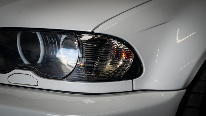 BMW E46 DEPO Smoked Corner Lights 3 Series 2DR/M3 - 63136919649, 63136919650-Exterior Lights-grip-drift-Garagistic-bmw