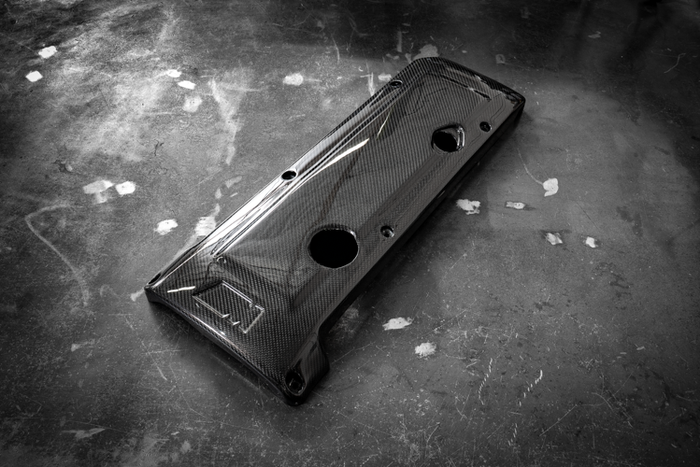 BMW E46 M3 Carbon Engine Cover - S54 - 11127835905, 11127831253, Z4 (E85 and E86 Fitment)-Engine Accessories-grip-drift-Garagistic-bmw