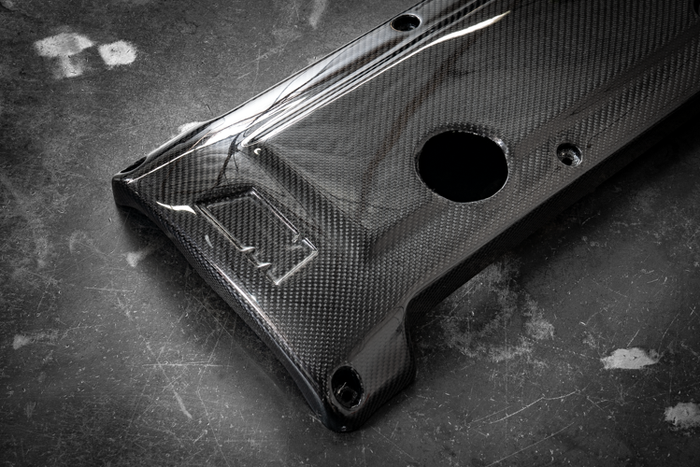 BMW E46 M3 Carbon Engine Cover - S54 - 11127835905, 11127831253, Z4 (E85 and E86 Fitment)-Engine Accessories-grip-drift-Garagistic-bmw